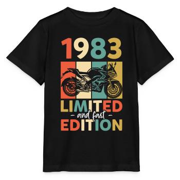 1983 - Edition limitée et rapide - T-shirt bio MINI CREATOR Stanley/Stella Enfant - noir - Devant - Mikhail (115cm)