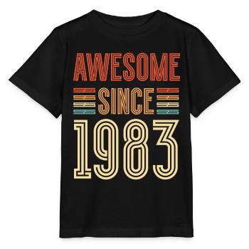 ST Génial depuis 1983 - T-shirt bio MINI CREATOR Stanley/Stella Enfant - noir - Devant - Mikhail (115cm)