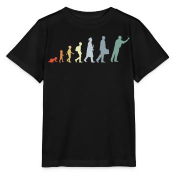 Évolution du dard - T-shirt bio MINI CREATOR Stanley/Stella Enfant - noir - Devant - Mikhail (115cm)