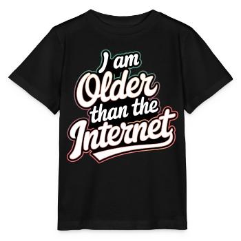I Am Older Than The Internet 12 - Stanley/Stella Kinder T-Shirt MINI CREATOR  - Schwarz - Vorne - Mikhail (115cm)