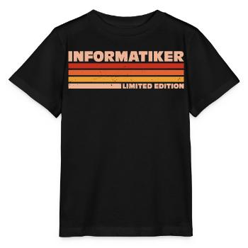 Computer Scientist Computer Science - Stanley/Stella MINI CREATOR Kids’ T-Shirt - black - Front - Mikhail (115cm)