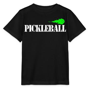 Pickleball - T-shirt bio MINI CREATOR Stanley/Stella Enfant - noir - Devant - Mikhail (115cm)