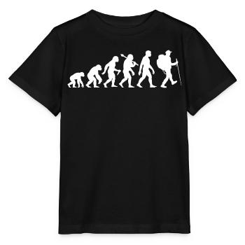 Hikers Evolution Hiking Bergsteiegen - Stanley/Stella MINI CREATOR Kids’ T-Shirt - black - Front - Mikhail (115cm)