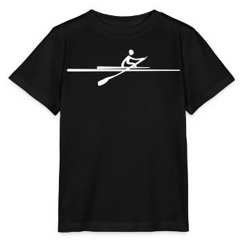 A rower - Stanley/Stella MINI CREATOR Kids’ T-Shirt - black - Front - Mikhail (115cm)