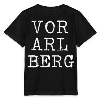 Vorarlberg - T-shirt bio MINI CREATOR Stanley/Stella Enfant - noir - Devant - Mikhail (115cm)
