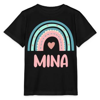 Mina Nom Rainbow Baby - T-shirt bio MINI CREATOR Stanley/Stella Enfant - noir - Devant - Mikhail (115cm)