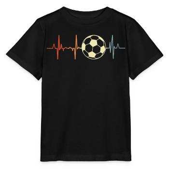 Fußball Herzklopfen - Stanley/Stella Kinder T-Shirt MINI CREATOR  - Schwarz - Vorne - Mikhail (115cm)