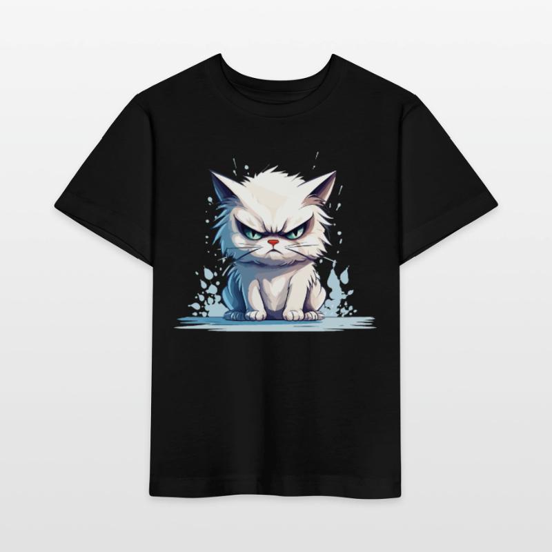 cat grumpy grumpy grumpy meow funny Stanley/Stella MINI CREATOR Kids’ T-Shirt