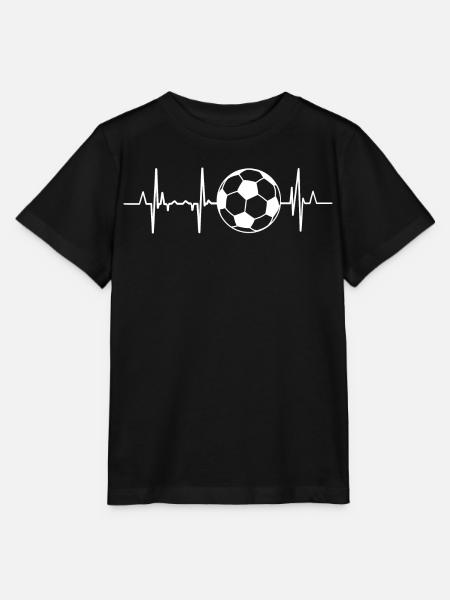 Fußball EKG - Stanley/Stella Kinder T-Shirt MINI CREATOR  - Schwarz