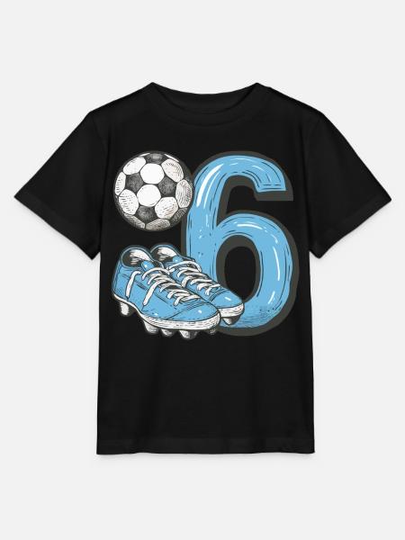 Fussball 6 Jahre - Stanley/Stella Kinder T-Shirt MINI CREATOR  - Schwarz