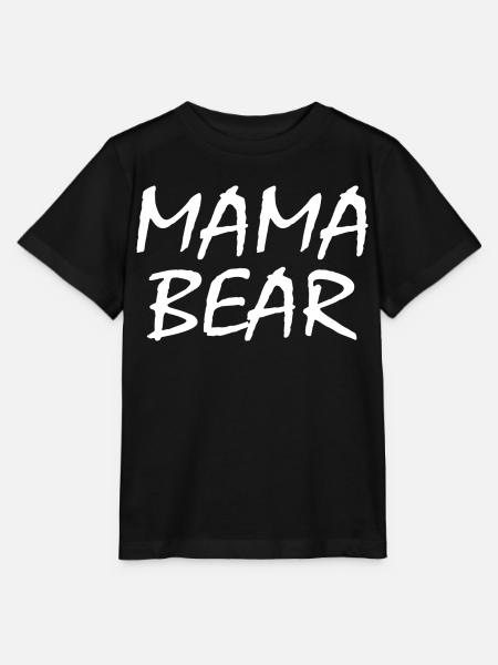 Mama bear - Stanley/Stella Kinder T-Shirt MINI CREATOR - Schwarz