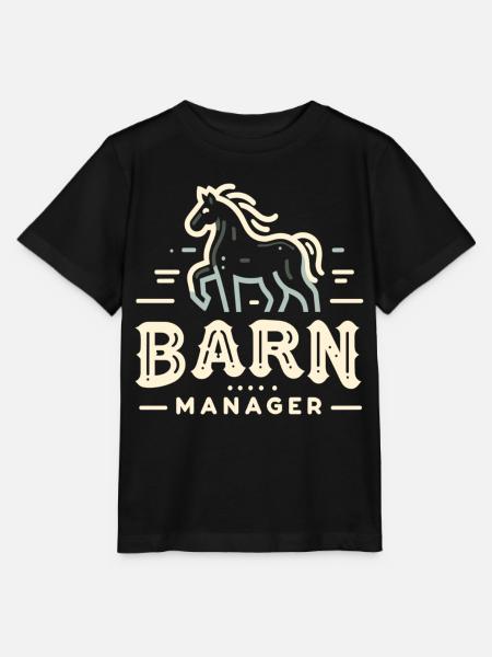 Scheunen-Manager - Stanley/Stella Kinder T-Shirt MINI CREATOR - Schwarz