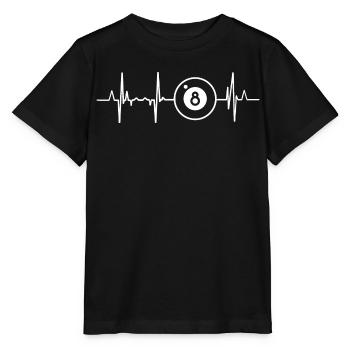 Billard Herzklopfen - Stanley/Stella Kinder T-Shirt MINI CREATOR  - Schwarz - Vorne - Mikhail (115cm)