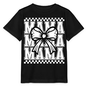 Mama - Stanley/Stella Kinder T-Shirt MINI CREATOR  - Schwarz - Vorne - Mikhail (115cm)