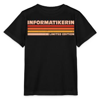Computer Scientist Computer Scientist Programmer - Stanley/Stella MINI CREATOR Kids’ T-Shirt - black - Front - Mikhail (115cm)