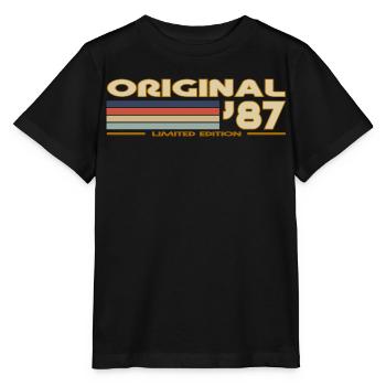 1987 - Stanley/Stella MINI CREATOR Kids’ T-Shirt - black - Front - Mikhail (115cm)