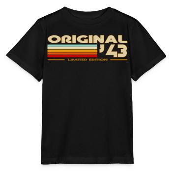 1943 - Stanley/Stella Kinder T-Shirt MINI CREATOR  - Schwarz - Vorne - Mikhail (115cm)