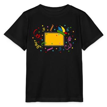 Fasching Fastnacht Karneval Ortsschild Narrenkappe - Stanley/Stella Kinder T-Shirt MINI CREATOR  - Schwarz - Vorne - Mikhail (115cm)