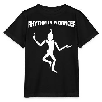 Dancing - Rhythm is a dancer - Stanley/Stella MINI CREATOR Kids’ T-Shirt - black - Front - Mikhail (115cm)