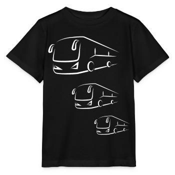 Bus bus bus autobus scolaire - T-shirt bio MINI CREATOR Stanley/Stella Enfant - noir - Devant - Mikhail (115cm)