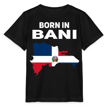 Dominikanische Republik - Stanley/Stella Kinder T-Shirt MINI CREATOR  - Schwarz - Vorne - Mikhail (115cm)