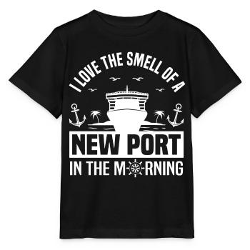 Cruise Trip - Stanley/Stella MINI CREATOR Kids’ T-Shirt - black - Front - Mikhail (115cm)