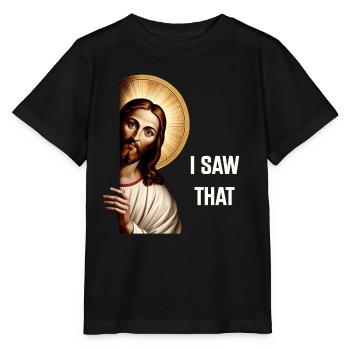 Jésus Freak Jésus Christ Meme Bible Chrétienne - T-shirt bio MINI CREATOR Stanley/Stella Enfant - noir - Devant - Mikhail (115cm)