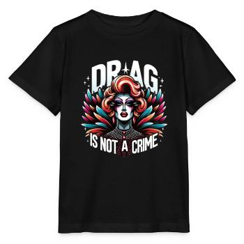 Culture drag exclusive et inspiration drag queen - T-shirt bio MINI CREATOR Stanley/Stella Enfant - noir - Devant - Mikhail (115cm)