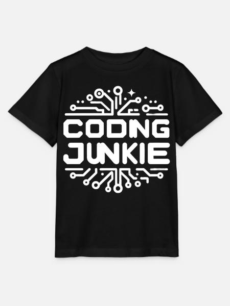 Coding Junkie 13 - Stanley/Stella Kinder T-Shirt MINI CREATOR - Schwarz