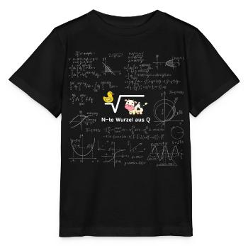 Racine n-ième de Q mathématicien mathématicien - T-shirt bio MINI CREATOR Stanley/Stella Enfant - noir - Devant - Mikhail (115cm)