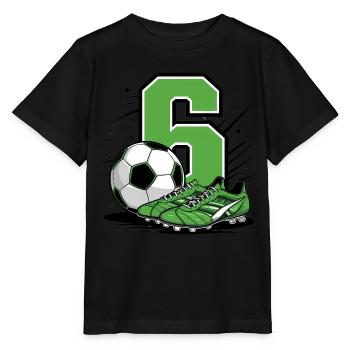 Fussball 6 Jahre - Stanley/Stella Kinder T-Shirt MINI CREATOR  - Schwarz - Vorne - Mikhail (115cm)
