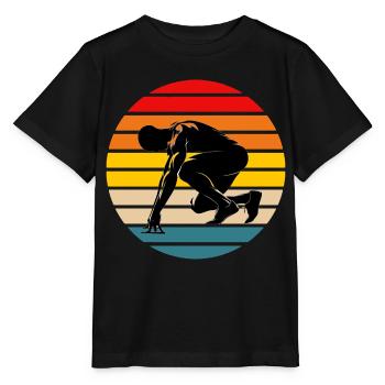 Sprinter Athlete - Stanley/Stella MINI CREATOR Kids’ T-Shirt - black - Front - Mikhail (115cm)