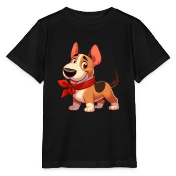 Bull Terrier 6 - Stanley/Stella MINI CREATOR Kids’ T-Shirt - black - Front - Mikhail (115cm)