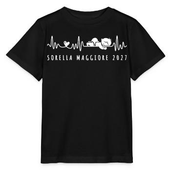 Futura Sorella Maggiore 2027 Annuncio Gravidaza - Stanley/Stella Kinder T-Shirt MINI CREATOR  - Schwarz - Vorne - Mikhail (115cm)