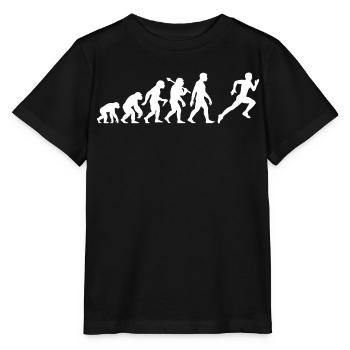 Jogger Evolution for Runners Running - Stanley/Stella MINI CREATOR Kids’ T-Shirt - black - Front - Mikhail (115cm)