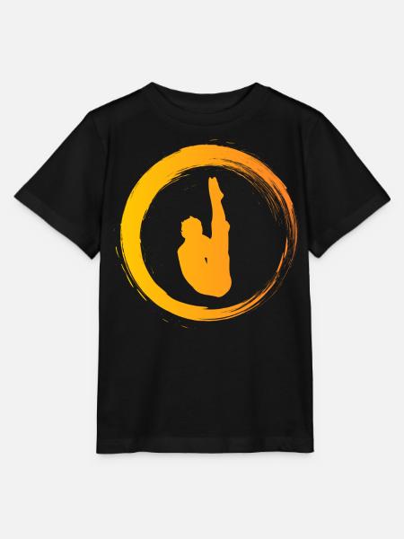 Sporty Hobby Leidenschaft Turmspringen - Stanley/Stella Kinder T-Shirt MINI CREATOR - Schwarz