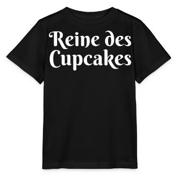 Reine des cupcakes cadeau pâtisserie patissière - T-shirt bio MINI CREATOR Stanley/Stella Enfant - noir - Devant - Mikhail (115cm)