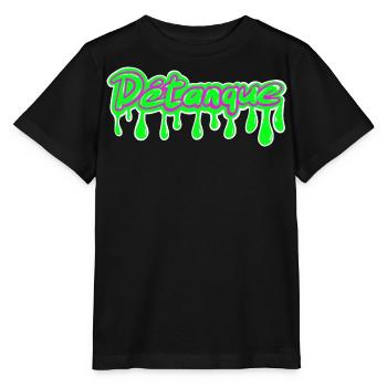 Petanque Pétanque Boule Boccia - Stanley/Stella Kinder T-Shirt MINI CREATOR  - Schwarz - Vorne - Mikhail (115cm)