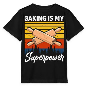 Boulangerie Boulangerie Boulangerie - T-shirt bio MINI CREATOR Stanley/Stella Enfant - noir - Devant - Mikhail (115cm)