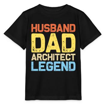 Architekt - Stanley/Stella Kinder T-Shirt MINI CREATOR  - Schwarz - Vorne - Mikhail (115cm)
