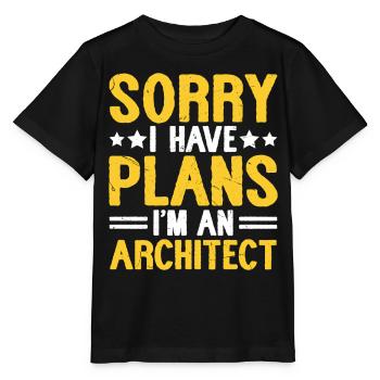 Architecte - T-shirt bio MINI CREATOR Stanley/Stella Enfant - noir - Devant - Mikhail (115cm)