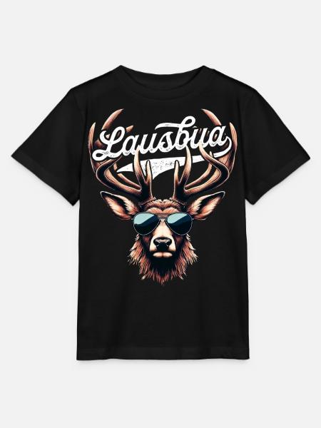 Kinder Lausbua T-Shirt Tracht Herren Trachtenshirt - Stanley/Stella Kinder T-Shirt MINI CREATOR - Schwarz