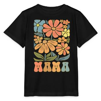 Mama - Stanley/Stella Kinder T-Shirt MINI CREATOR  - Schwarz - Vorne - Mikhail (115cm)