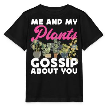 Amoureux des plantes Jardiner Moi Et Mon - T-shirt bio MINI CREATOR Stanley/Stella Enfant - noir - Devant - Mikhail (115cm)