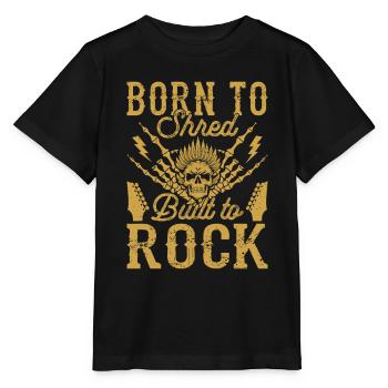 Rock And Roll - Stanley/Stella Kinder T-Shirt MINI CREATOR  - Schwarz - Vorne - Mikhail (115cm)