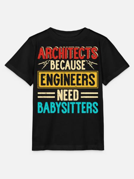 Architekt - Stanley/Stella Kinder T-Shirt MINI CREATOR  - Schwarz