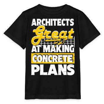 Architect - Stanley/Stella MINI CREATOR Kids’ T-Shirt - black - Front - Mikhail (115cm)