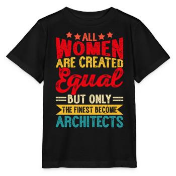 Architekt - Stanley/Stella Kinder T-Shirt MINI CREATOR  - Schwarz - Vorne - Mikhail (115cm)