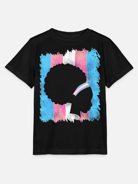 Transgender Trans LGBT Pride - Stanley/Stella Kinder T-Shirt MINI CREATOR - Schwarz