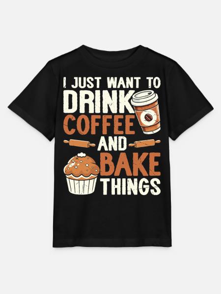 Backen Bäcker Bäckerei - Stanley/Stella Kinder T-Shirt MINI CREATOR - Schwarz